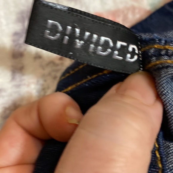 H&M DIVIDED DARK JEANS LEGGINGS JEGGINGS Size 6 NWOT - Picture 2 of 9